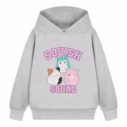 Squishmallows Girls Squad Hoodie - 11-12 Years, Grey