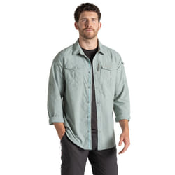 Craghoppers Mens Adventure III Nosilife Long-Sleeved Shirt - S, Lichen Green
