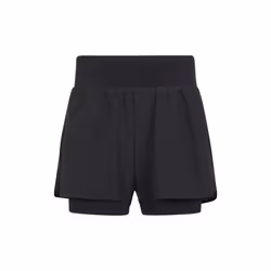Mountain Warehouse Womens/Ladies Double Layered Running Shorts - 22 UK, Black
