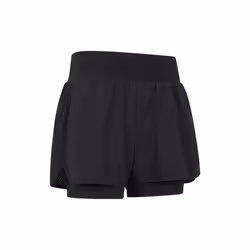 Mountain Warehouse Womens/Ladies Double Layered Running Shorts - 22 UK, Black