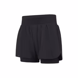 Mountain Warehouse Womens/Ladies Double Layered Running Shorts - 22 UK, Black