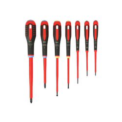 Bahco Be-9888s Ergo Vde Insulated Screwdriver Set, 7 Piece