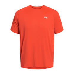 Under Armour Mens Tech Reflective Short-Sleeved T-Shirt - L, Orange