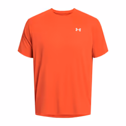 Under Armour Mens Tech Reflective Short-Sleeved T-Shirt - XL, Orange