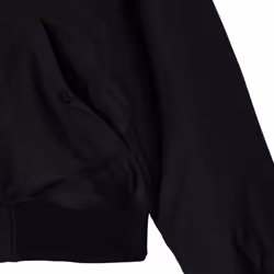 Lacoste Mens Water Repellent Padded Bomber Jacket - S, Black/Beige