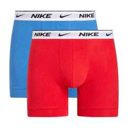 Nike Mens Swim Briefs (Pack of 2) - S, Red/Blue