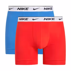 Nike Mens Swim Briefs (Pack of 2) - L, Red/Blue