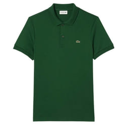 Lacoste Mens Pima Cotton Regular Polo Shirt - XS, Green