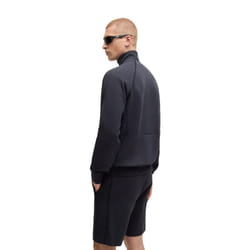 Boss Mens Zip Cotton Stretch Sweatshirt