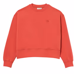 Lacoste Womens/Ladies Oversized Sweatshirt - 6 UK, 6 UK, Red
