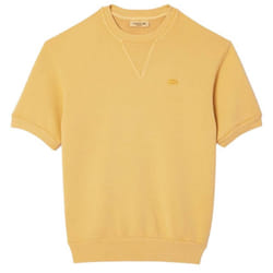 Lacoste Womens/Ladies Natural Dyed Fleece T-Shirt - 6 UK, Orange