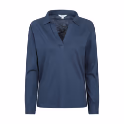 Mountain Warehouse Womens/Ladies Brae Relaxed Fit Polo Shirt - 16 UK, Navy