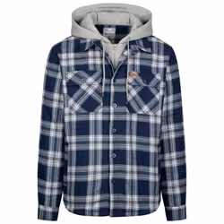 Trespass Mens Randie Checked Shirt Jacket - M, Navy
