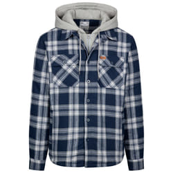 Trespass Mens Randie Checked Shirt Jacket - M, Navy