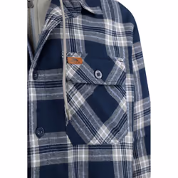 Trespass Mens Randie Checked Shirt Jacket - M, Navy
