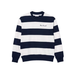 Lacoste Womens/Ladies French Made Oversized Sweatshirt - 8 UK, Cream/Dark Blue