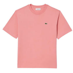 Lacoste Womens/Ladies Cotton Soft Relaxed Fit T-Shirt - 10 UK, Pink