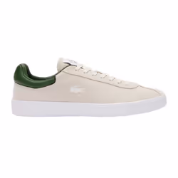 Lacoste Mens Baseshot Leather Trainers - 7.5 UK, White