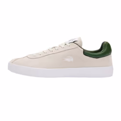 Lacoste Mens Baseshot Leather Trainers - 9 UK, White