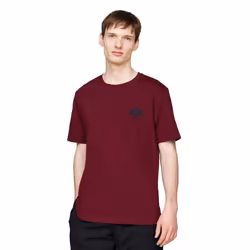 Tommy Hilfiger Mens Logo Embroidered T-Shirt - XL, Purple