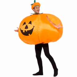 Smiffys Unisex Adult Pumpkin Inflatable Costume Set