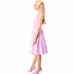 Barbie Womens/Ladies Perfect Day Costume Dress - M, Pink/White