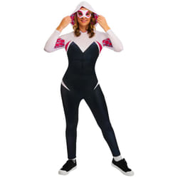 Marvel Comics Womens/Ladies Ghost-Spider Costume - S, White/Black/Red