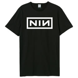Amplified Unisex Adult NIN Logo T-Shirt - XS, Black