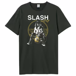 Amplified Unisex Adult Big City Lights Slash T-Shirt - XS, Charcoal