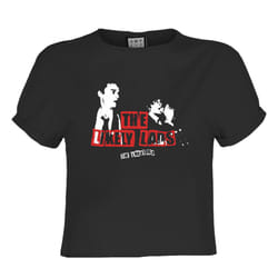 Amplified Womens/Ladies Pete And Carl The Libertines Crop Top - XS, Charcoal