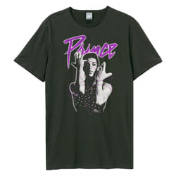 Amplified Unisex Adult Revolution Parade Prince T-Shirt - XS, Charcoal