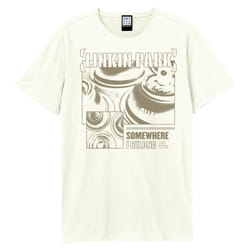 Amplified Unisex Adult Somewhere I Belong Linkin Park T-Shirt - XS, Vintage White