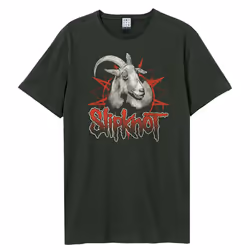Amplified Unisex Adult Goat Slipknot T-Shirt - XS, Charcoal