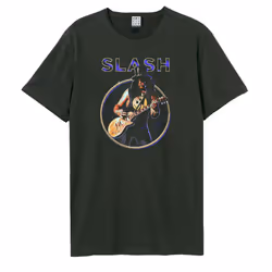 Amplified Unisex Adult Solo Slash T-Shirt - XS, Charcoal