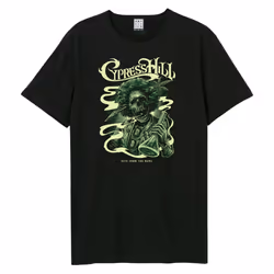Amplified Unisex Adult Skull Bong Cypress Hill T-Shirt - XS, Black
