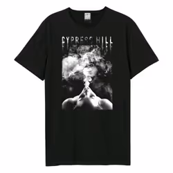 Amplified Unisex Adult Smoke Up Cypress Hill T-Shirt - XS, Black