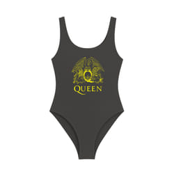 Amplified Womens/Ladies Crest Queen Bodysuit - XS, Charcoal