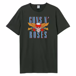 Amplified Unisex Adult Skull 25 Guns N Roses T-Shirt - XS, Charcoal