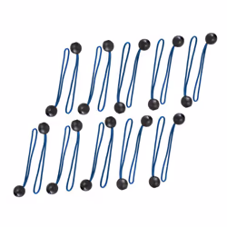 Tarpaulin Bungees 20pk Ball Shock Elastic Bungee Tie Loop Cord Silverline 2x237045