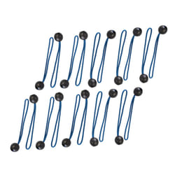 Tarpaulin Bungees 20pk Ball Shock Elastic Bungee Tie Loop Cord Silverline 2x237045