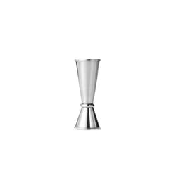 [NOVA] Cocktail Jigger Spirit Dual Measure Cup, Polished Effect, Stainless Steel (Double), 25 ml / 50 ml