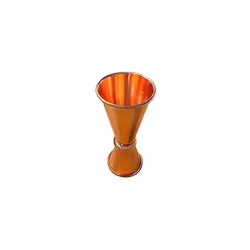 Cocktail Copper Jigger Spirit Dual Measure, Polished Copper Finish, Stainless Steel (Double), 25 ml / 50 ml