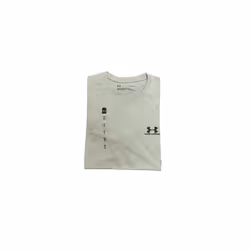 MEN UNDER ARMOUR SHORT SLEEVE T SHIRT -COTTON - L, GREY