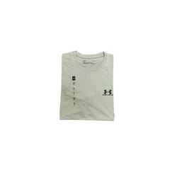 MEN UNDER ARMOUR SHORT SLEEVE T SHIRT -COTTON - XL, GREY