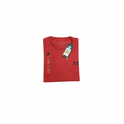 MEN UNDER ARMOUR SHORT SLEEVE T SHIRT -COTTON - XL, BURGUNDY