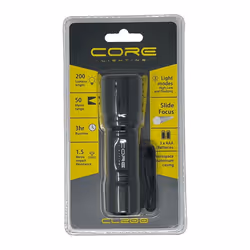 Core LED Torch Portable 50M Light 200 Lumen Battery Operated