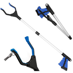Litter Picker Grabber With Magnetic Jaw, 32 Inch Foldable Aluminium Rotatable Grabber Stick, Reacher Grabber For Disabled, Garden Litter Picking