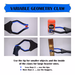 Litter Picker Grabber With Magnetic Jaw, 32 Inch Foldable Aluminium Rotatable Grabber Stick, Reacher Grabber For Disabled, Garden Litter Picking