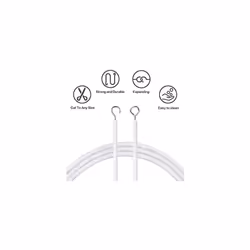 FERRIS | 2 Packs - 3 Metre Curtain Wire with set of 16 Hooks and 16 Eyes | Multi-Purpose Decoration Net Voile Curtain Wire Cable | Strong, Durable and