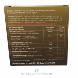 6 x Ultra Gold high Strength Capsules with Delay, 100% Herbal Sexual Support Supplement for Men! Stamina, Libido,